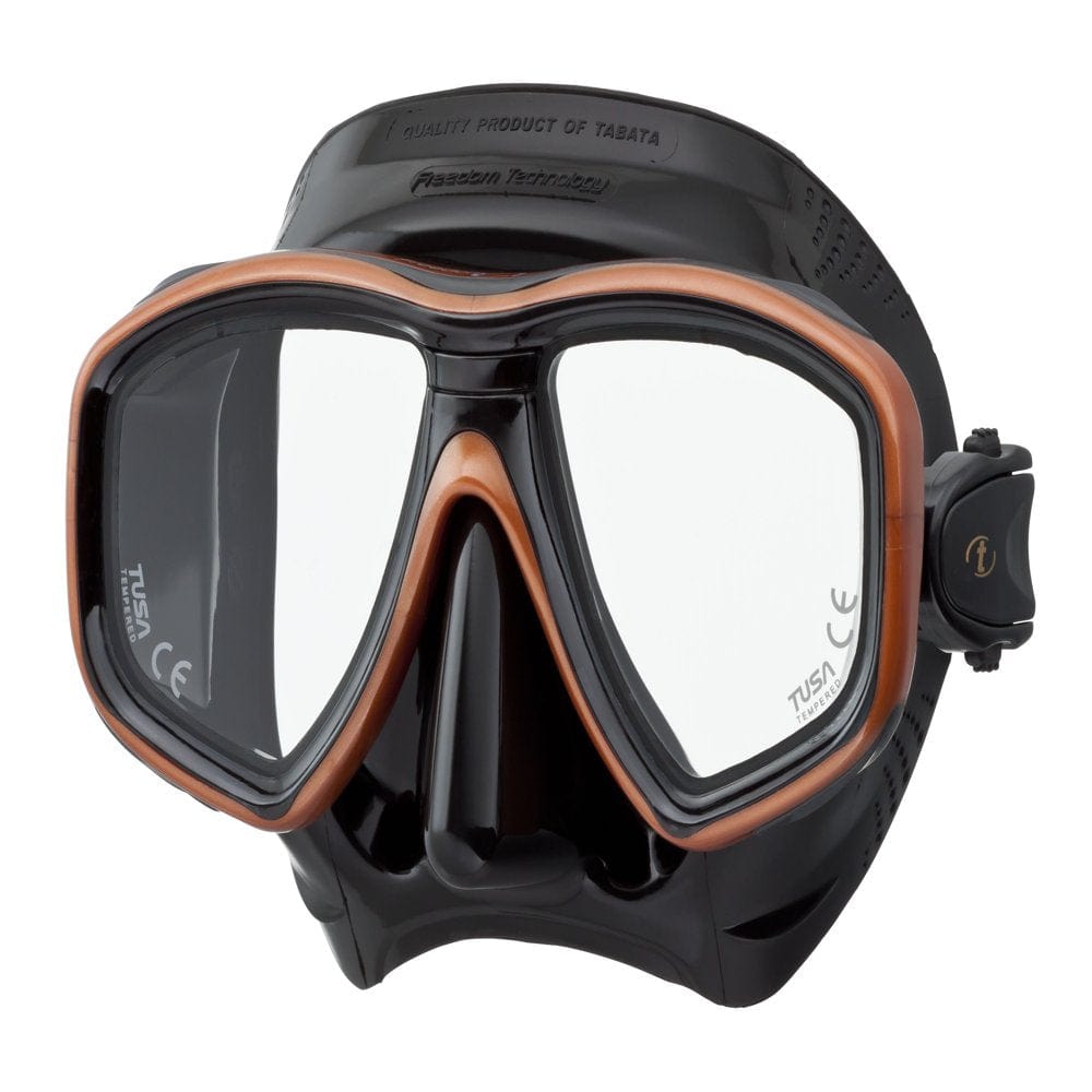 TUSA M-212 Freedom Ceos Scuba Diving Mask, Translucent (Flash Yellow, Standard)
