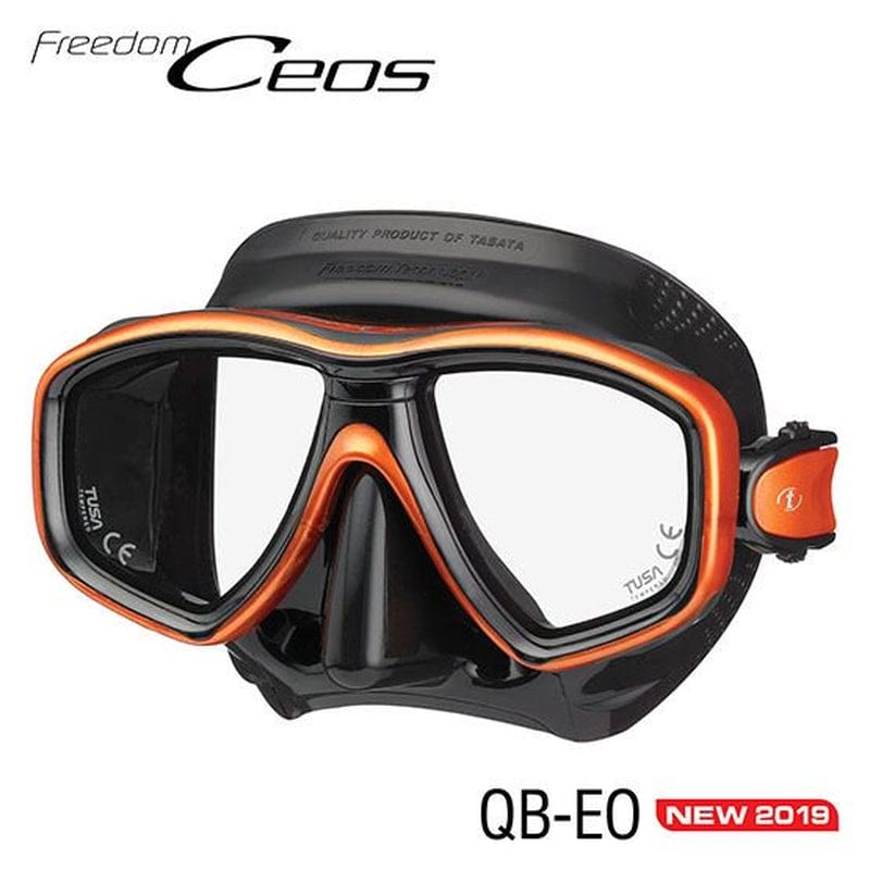 TUSA M-212 Freedom Ceos Scuba Diving Mask, Translucent (Flash Yellow, Standard)