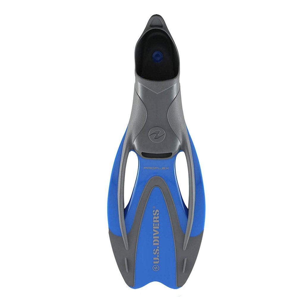 U.S. Divers Proflex II Snorkeling Diving Swimming Fins, Extra Large, Blue