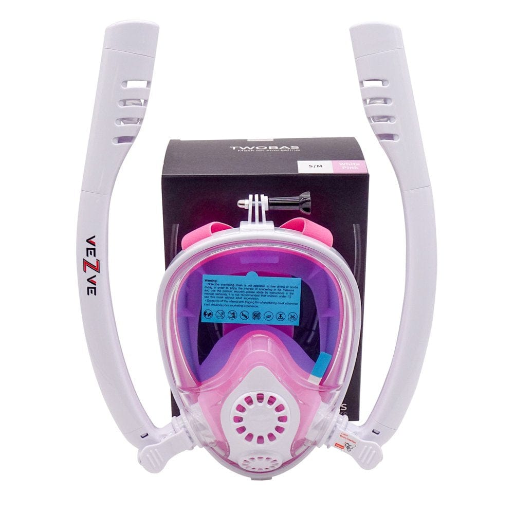 Vezve Full Face Snorkel Diving Mask 180 Degrees